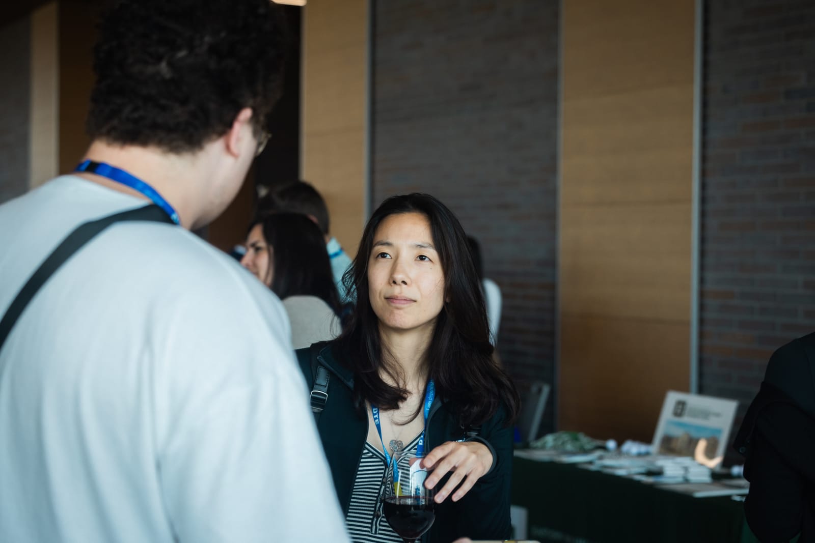 Career services professionals and employers connecting at the conference