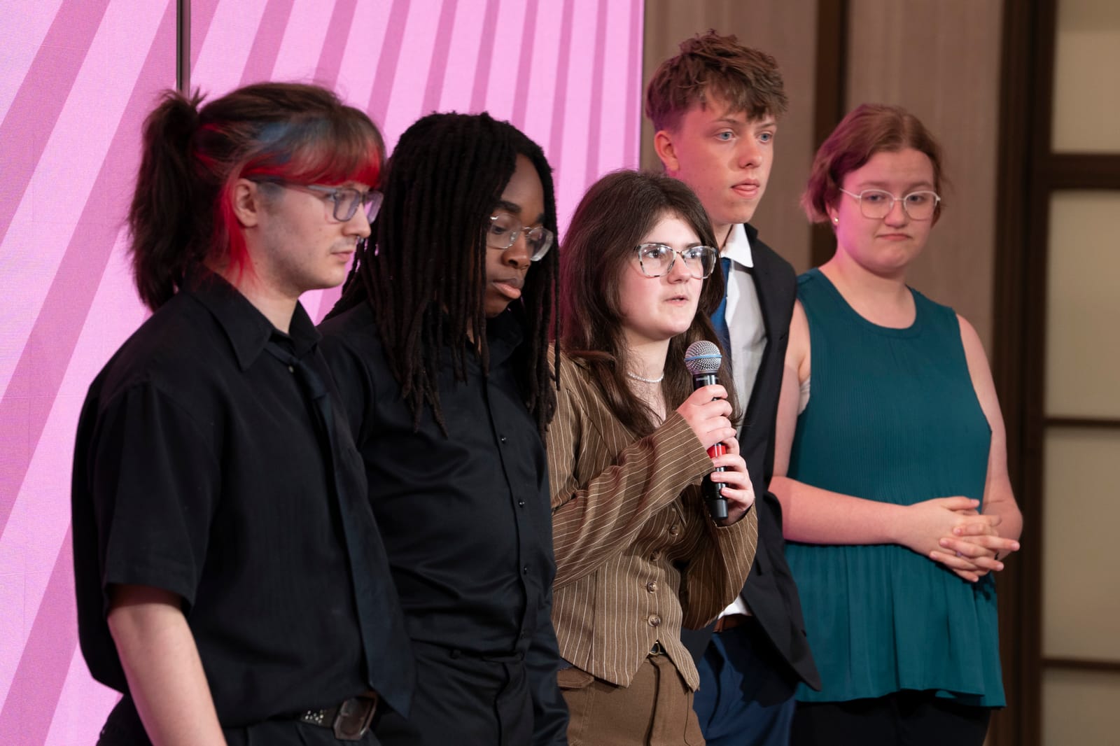 The OSTC student team presenting at the EPIC National Convening